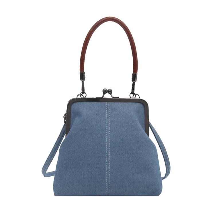 Dámská módní džínová crossbody taška