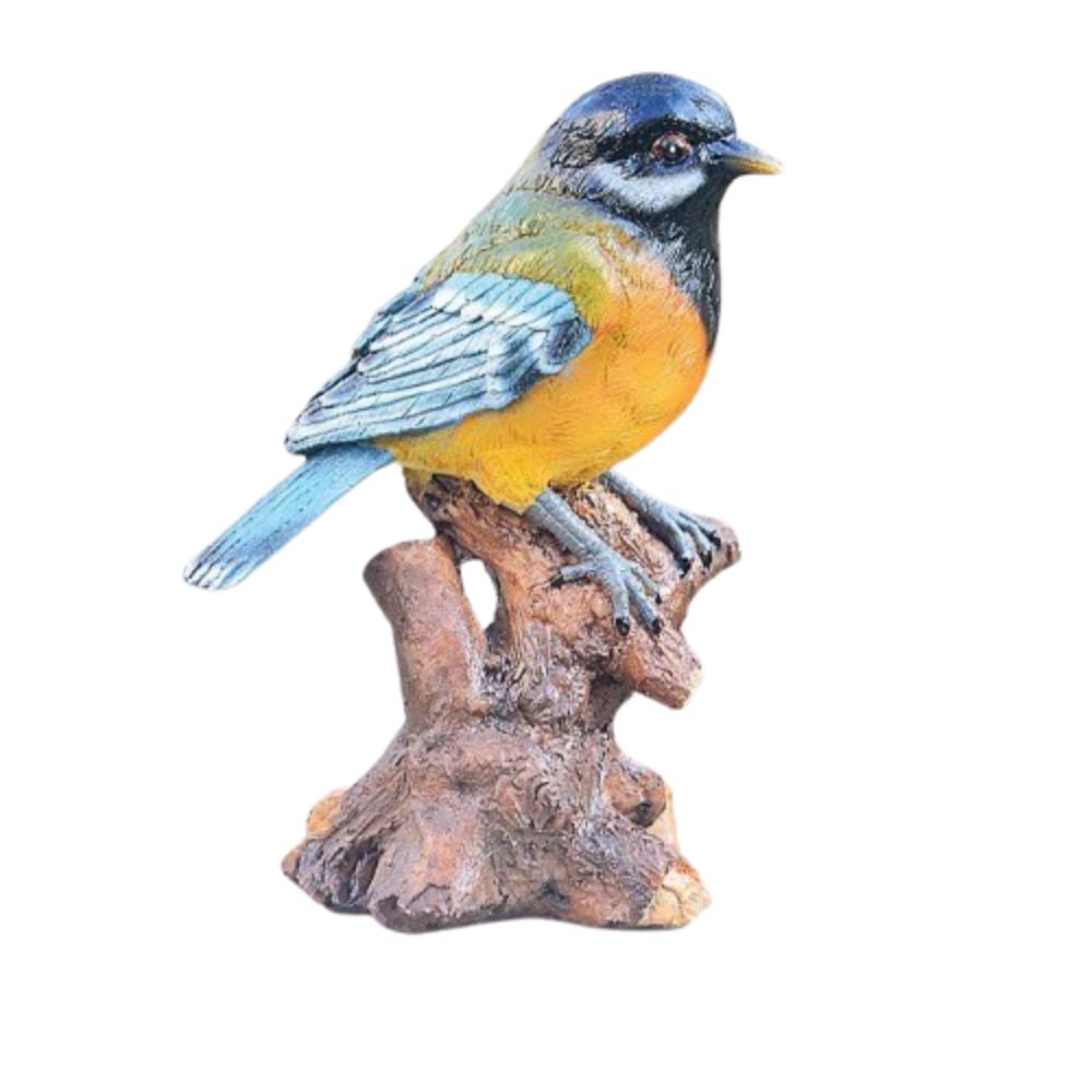 Resin Garden Bird Sculpture Cute Small Animal Model Durable Bird Statue  Outdoor Patio Porch