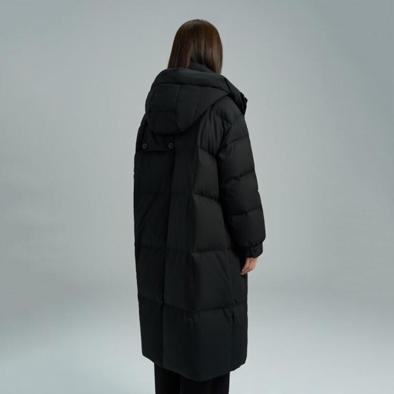 YAYA Women's Mid-Length Hooded Down Jacket