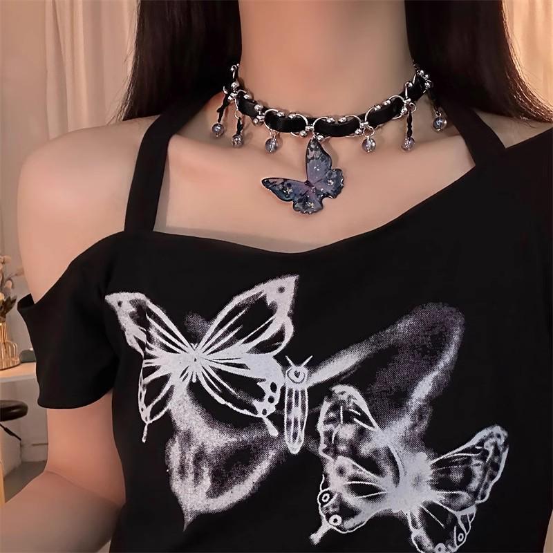 2025 Punk Necklace: Irregular Y2K Subculture Clavicle Chain for Men & Women
