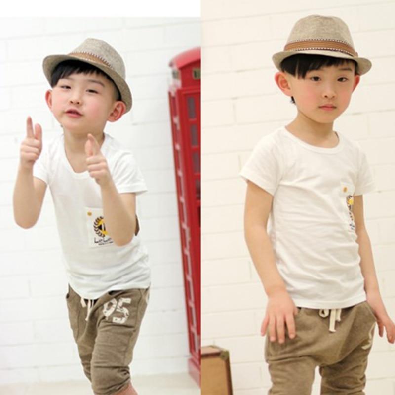 Autumn Boys Girls Children Solid Sun Hats Caps Toddler British Jazz Style Fedoras Headwear