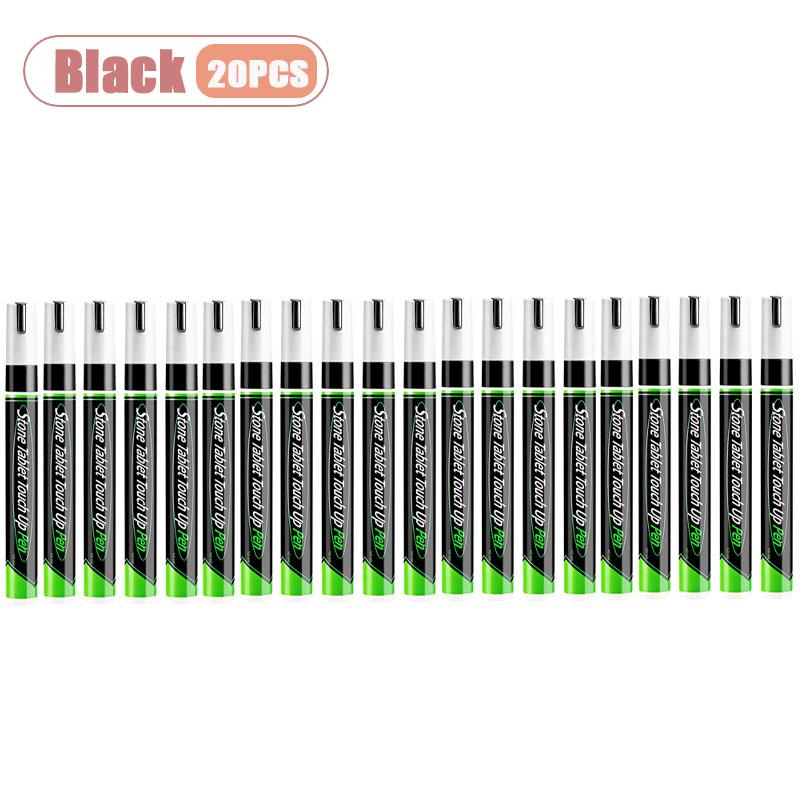 Tombstone Lettering Repair Paint Pen for Grave Marker Metal Stone High Heat Resistant Waterproof Fade Proof Outdoor Use