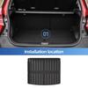 For Hyundai Creta 2016-2025 (Fuel Version) Car Trunk Mat TPE All Weather Trunk Carpet Anti-Scratch Cargo Liner Trunk Floor Mats