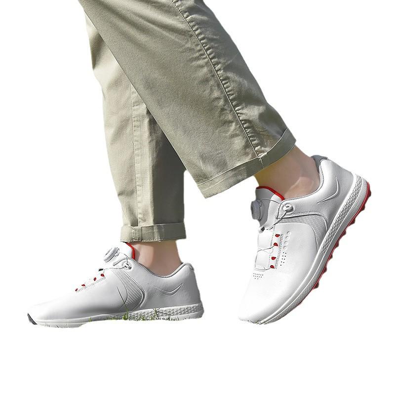 Men's Spikeless Golf Shoes Large Size 40-47 - Professional Outdoor Training Footwear