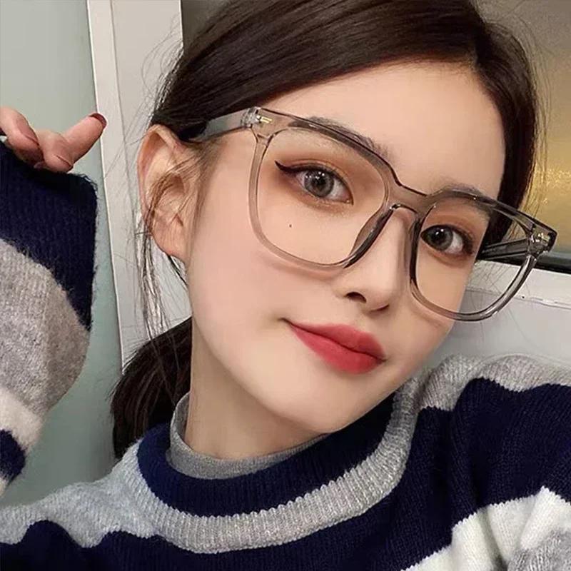 Vinage Anti Blue Light Glasses Men Computer Women Eyeglass Fashion Optical Plain Frame Spectacles Transparent Blocking Glasses