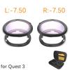 Magnetic Eyeglass Frame for Quest 3 Prescription Lenses Anti Blue Myopia Lens VR Glasses Optics Lens Replacement Accessories