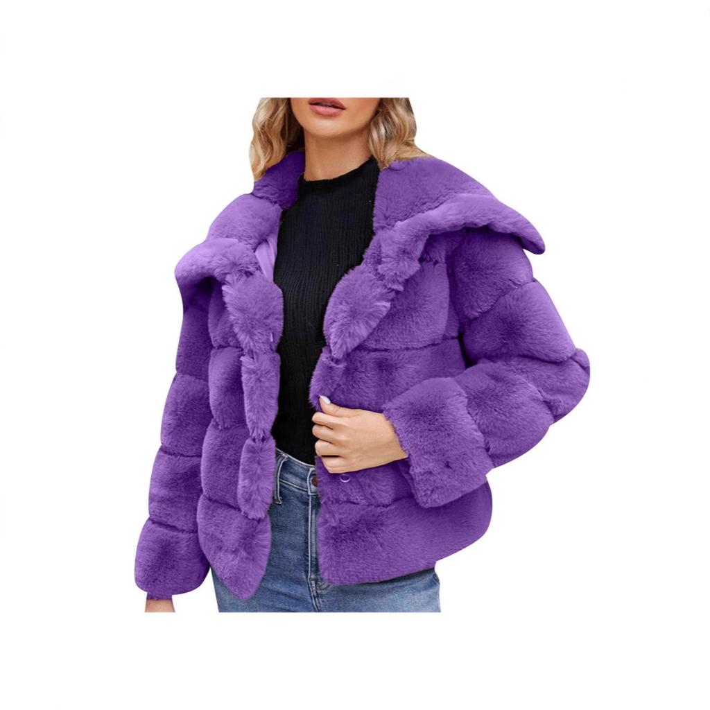 Europa, Amerika, Herbst und Winter neue Pelzjacke Kaninchenfell kurz Oberteil Damen Pelz Reversjacke X