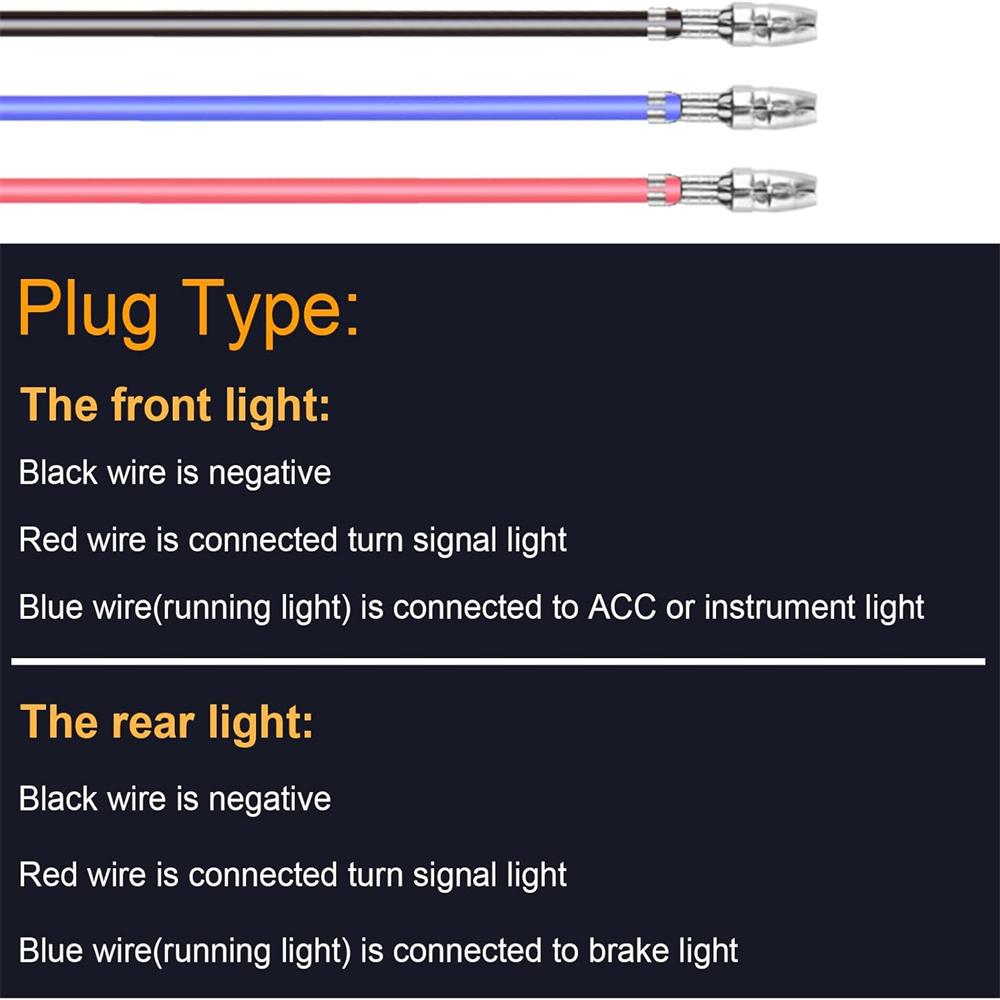 4 шт. светодиодные указатели поворота для мотоцикла — фото 10
