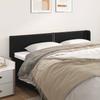 Vidaxl Wingback Headboard, Black, 183X16X78/88 Cm, Faux Leather