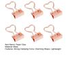 6Pcs Metal Paper Clips Cute Animal Shape Binder Clamps for School Office Colorful Document Photo Holders