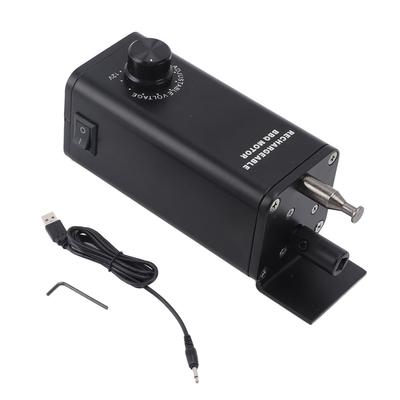 Rotisserie Motor Aluminum Alloy 10W 3 To 12V Adjustable Rechargeable DC Electric Grill Motor