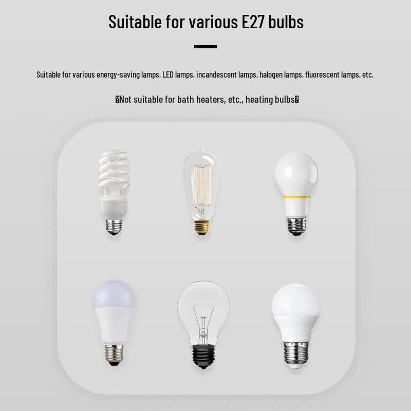 Beigong E27 Screw-Base Light Bulb Socket