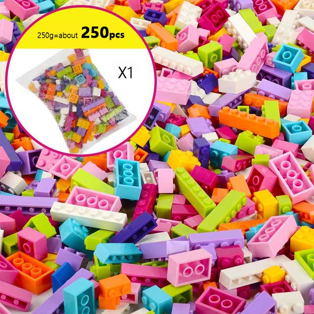 250-3000pcs Building Blocks DIYCreative Bricks Compatible Inglys Classic Bricks Bulk Base Plate Educational Toy For Children
