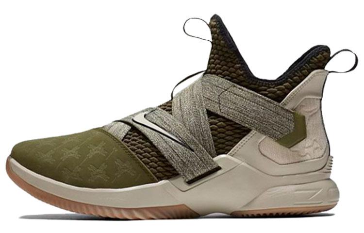 Nike LeBron Solder 12 Ep Olive Canvas AO4053-300 40.5