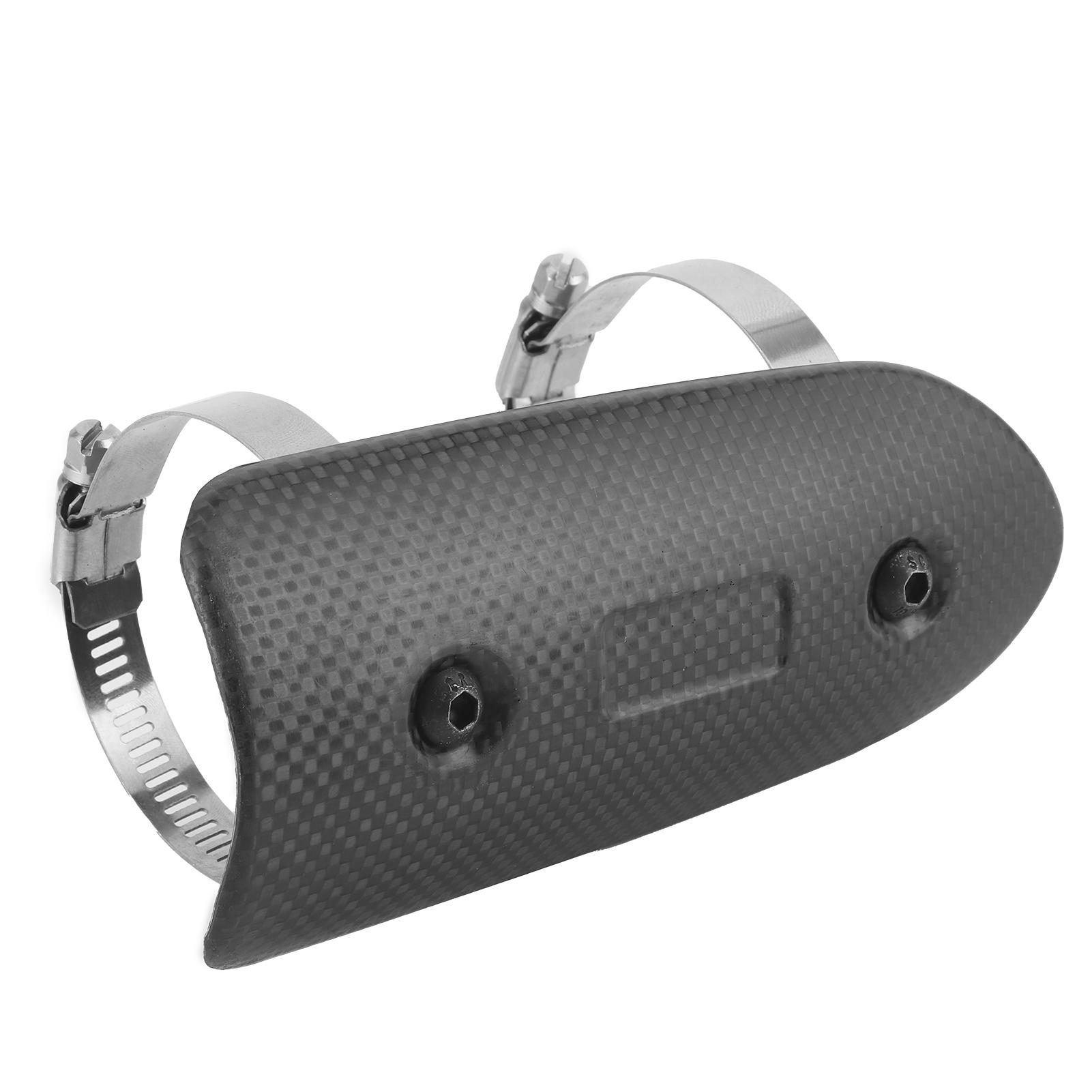 

Universal Dry Carbon Fiber Exhaust MidPipe Heat Shield Guard Kit Fit for Kawasaki