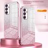 Back Cover Glitter Plating Protect Phone Case For Samsung Galaxy S25 Ultra S25 Plus A56 A36 A26 A16 A06 A55 A35 A25 15 05S 4G 5G