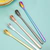 1Pc Stainless Steel Long Handle Stirring Spoon Coffee Tea Spoons Dessert Spoon Stirring Rod Tiny Spoon Kitchen Accessories