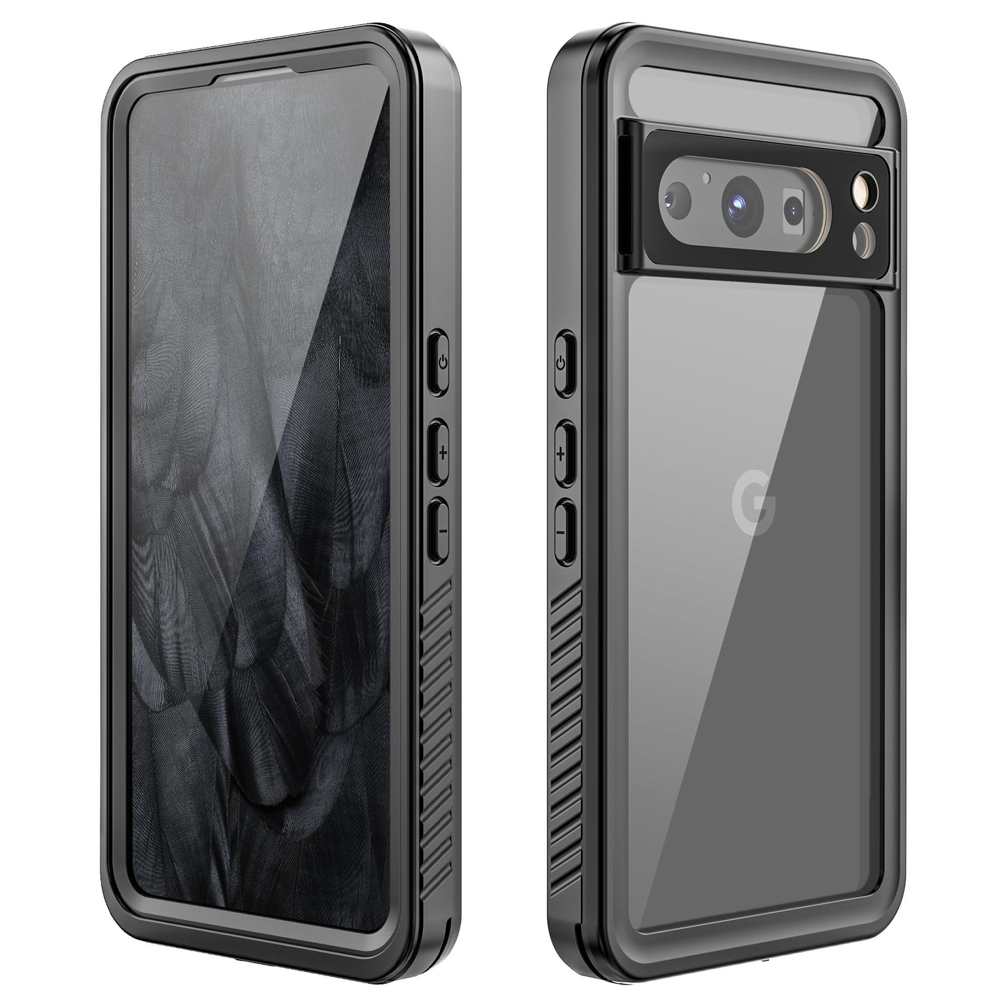 

FS Series for Google Pixel 8 Pro Waterproof Case IP68 PC+TPU Snorkelling Dustproof Clear Phone Cover A