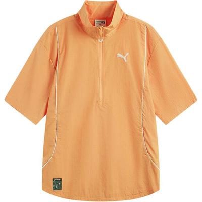 Swxp Sports Casual Pullover Short Sleeve Shirt Unisex Shirts Orange 628485-55