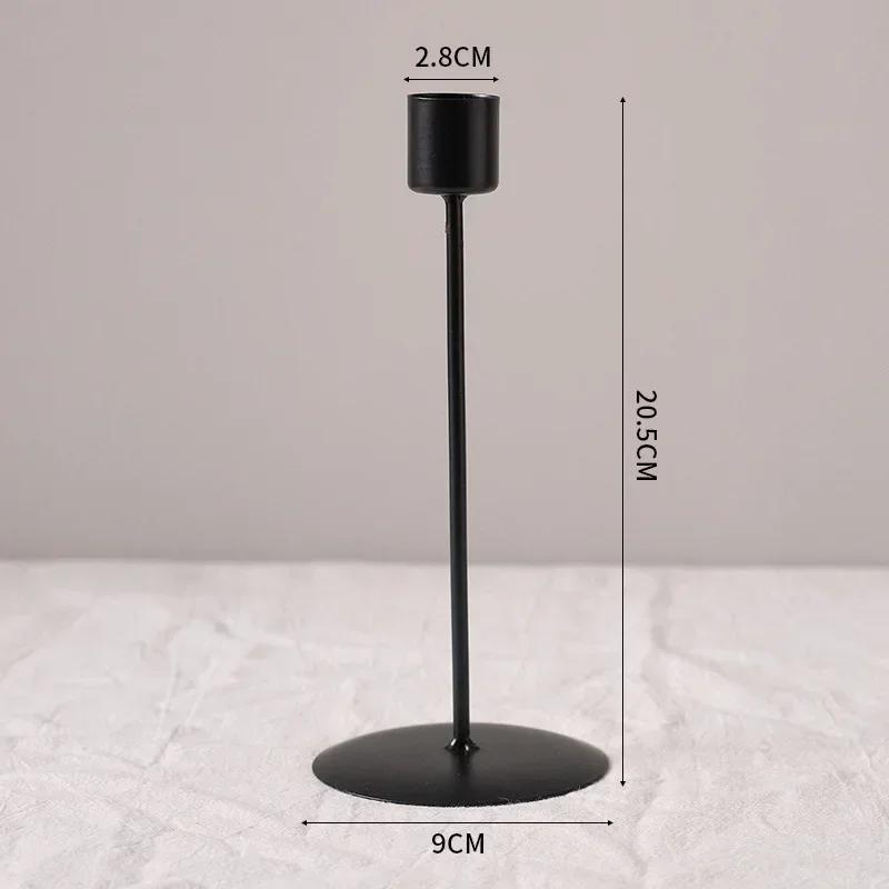 Candle Holder Simple Nordic Home Decor Centerpiece Candlestick for Dining Room Party Living Room Wedding Thanksgiving