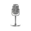 Miniature Simulation Microphone Plastic Dynamic Vocal Microphone  Home Decoration