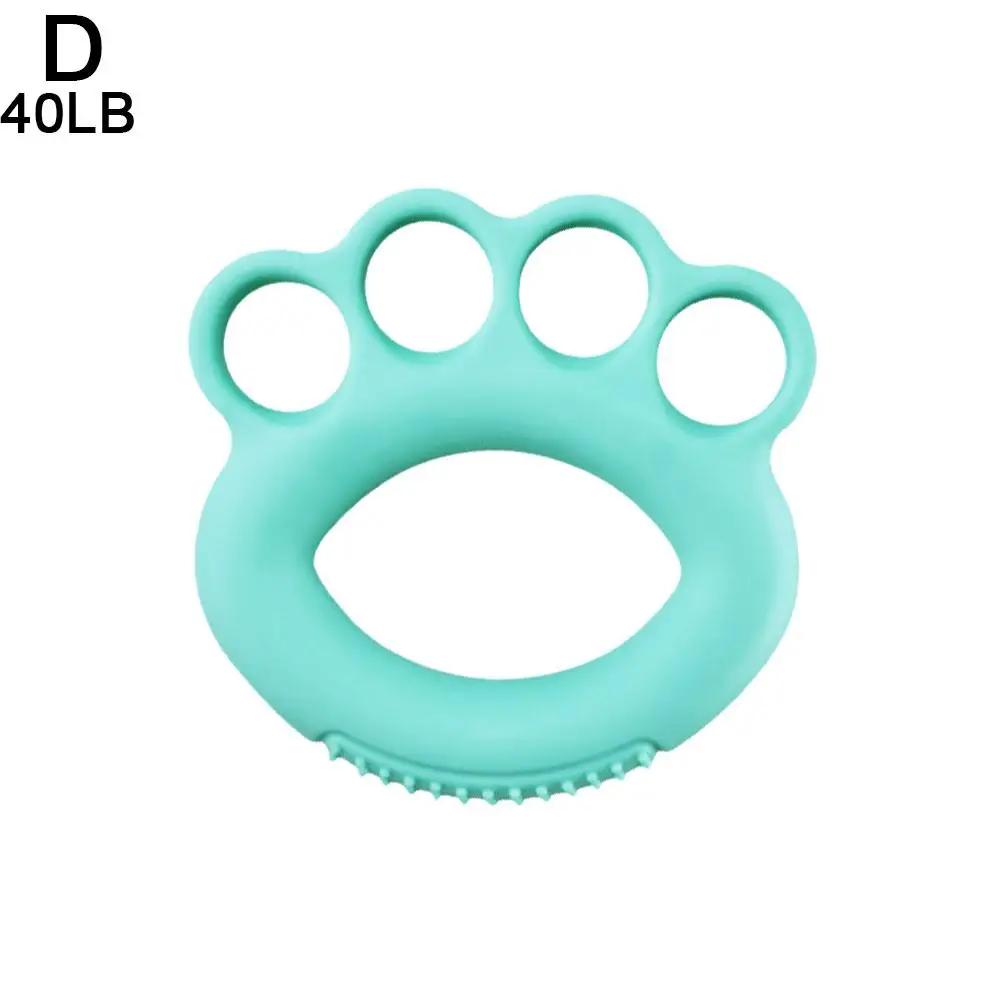 

10-60 фунтов силиконовый захват для пальцев, эспандер для рук, тренажер для пальцев на запястье, упражнения на предплечье, захват, расширитель, носилки J2I7 40LB