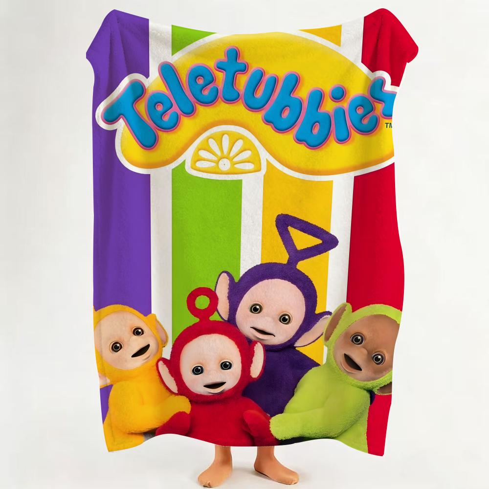 

Cartoon T Teletubbies Flannel Blanket Suitable for Sofa Living Room Bedroom 75cmx90cm