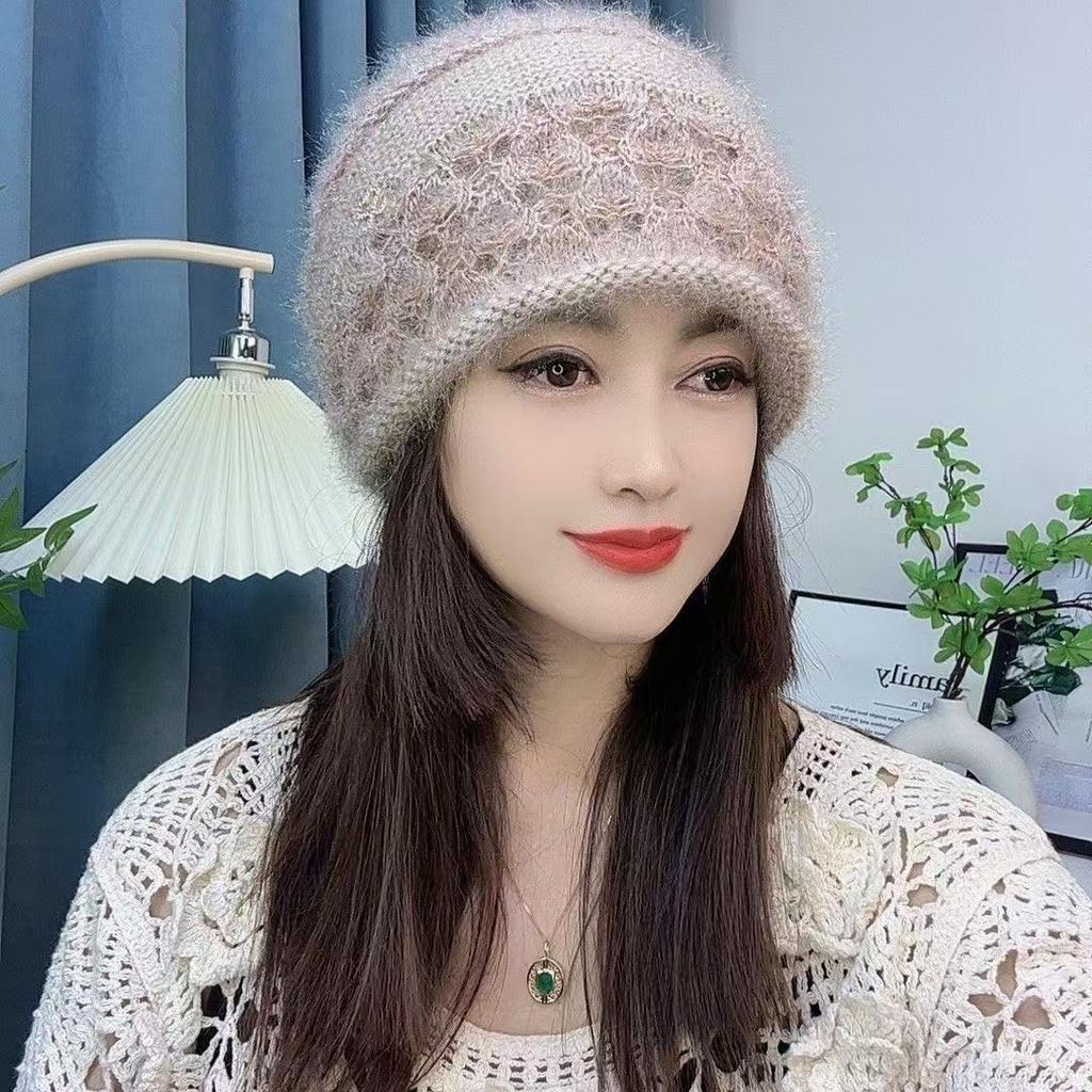 Fashion Hats Winter New Arrival Double-layer Handmade Knit Beanie - Extra Thick and Warm for Women