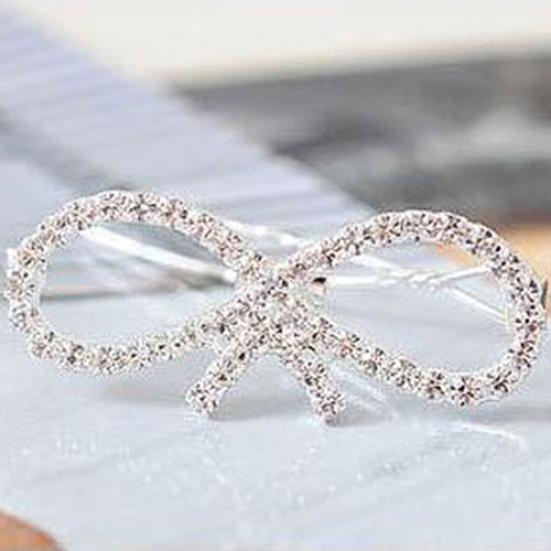 Fashion Women Girls Crystal Rhinestone Butterfly Barrette Hair Clip Hairpin Gift