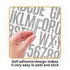 5 Sheets English Letter a-Z Alphabet Big Letter Stickers  Scrapbook