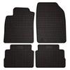 Tappetini in gomma per auto per: Opel Vectra C liftback, hatchback, berlina (2002-2008) - nere, attillate