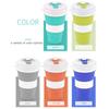 Retractable Silica Gel Coffee Cup Simple Solid Color for Travel Office