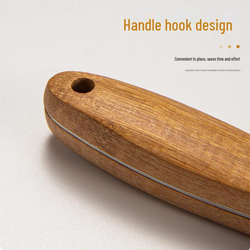 Jiwanggu Stainless Steel Pizza Cutter with Bamboo Handle - Set of 3