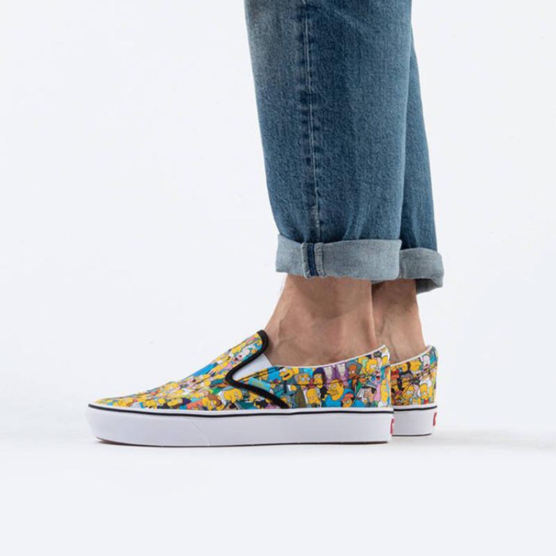 Vans The Simpsons X ComfyCush Slip On 'Springfield' Vans VN0A3WMD1TJ