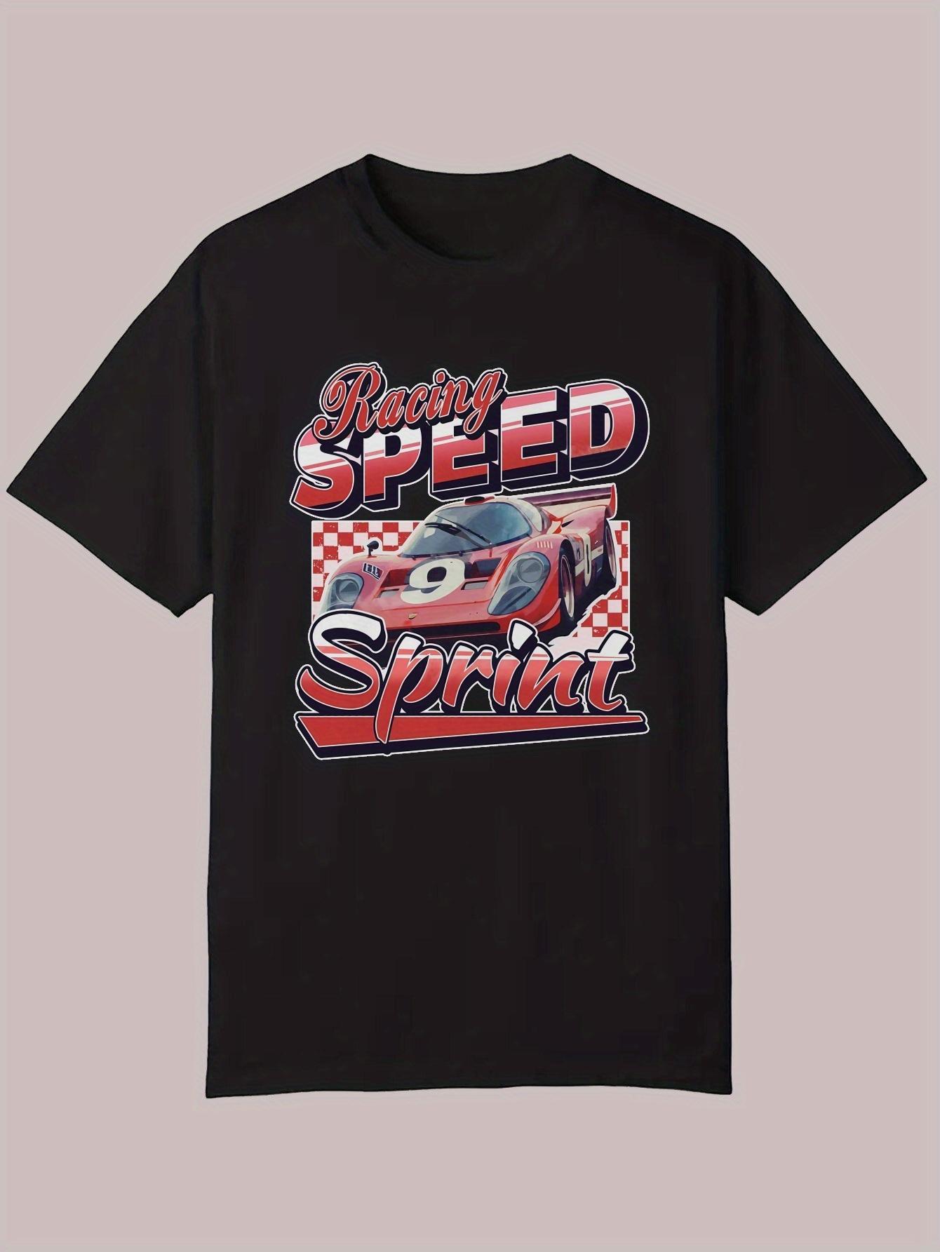 

Casual Summer T-shirt - RACING SPEED SPRINT Graphic XL