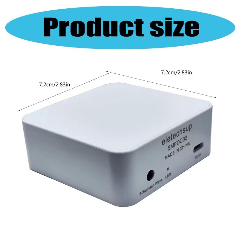 Schumann Waves Generator 7.83HZ Ultra Low Frequency Pulse Generator Sleep Improver with USB Power Cable Accessories