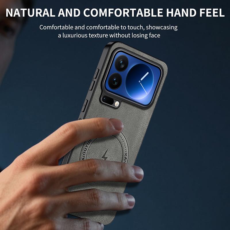 For Xiaomi 17 Pro Max Case for Magsafe Luxury Sheep Leather Skin Magnetic Matte Cover for Xiaomi Mi 17pro Anti-drop Bumper