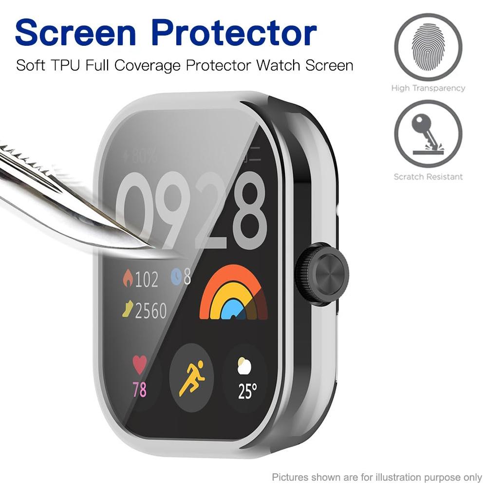 Θήκη TPU Screen Protector για Xiaomi Redmi Watch 4 Full Cover Προστατευτικές θήκες ρολογιών Shell για κάλυμμα θήκης Redmi Watch 4