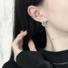 Ear Clips No Ear Piercings Ear Bone Clips Niche Design High-End Zircon Cold Wind Stud Earrings Women'S Earrings