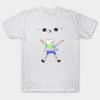 Asian Size Men Black Print T-shirt Adventure Time - Bro Hug No-Cut Heat Transfer Print Cotton Tshirt