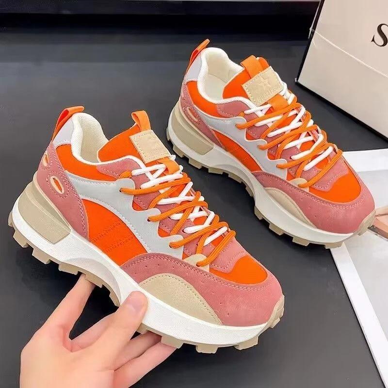 Fashion 2025 New High On Platform Breathable Woman Footwear Sale Deals Walking Original Designer Luxury 39 New In Casual Shoes for Women