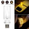 Universelle Auto-USB-LED-Kerzenstil-Lampe Retro 5V LED-Birnen Regenbogenfarbe Glühbirnen-Atmosphäre Dekorationslicht