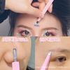 Multifunctional Double Head False Eyelash Tweezers Eyebrow Clip Acne Pimple Tweezer Makeup Tool