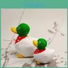 Modern Minimalist Wooden Duck Figurine With Natural Finish For Celebrations And Decor