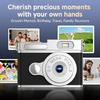 Retro Camera 12MP Photo Capture 1080P Video Recording Keychains Attachment Long Service Battery For Daily Use