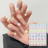 3pcs 3D Nail Art Stickers Colours Stickers for Nail Art Decoration