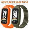 Pulseira+Capa para Xiaomi Mi Band 9 Active Sport Pulseira de Nylon 3D Correa+Capa Protetora Bumper para Acessórios Redmi Band 3