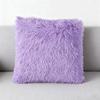 Plush Pillowcase Without Insert Breathable Fabric Cushion Cover Multiple Color Option for Living Room Bedroom Decors