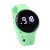 Children LED Digital Watch Round Dial Waterproof Swimming Watch Adjustable Silicone Strap Accurate Time Clear Display Kids Students Wristwatch