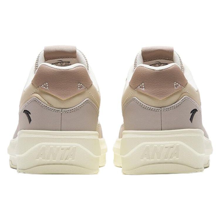 Anta Non-Slip Warm Low-Top Skate Shoes Men Sneakers Gray Brown 912338065-4